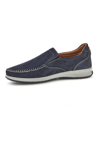 Mocassini navy in vera pelle Jerpoint 320
