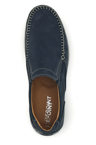 Mocassini navy in vera pelle Jerpoint 320