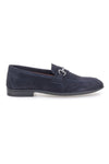 Mocassini blu in camoscio con morsetto Pittarello 11