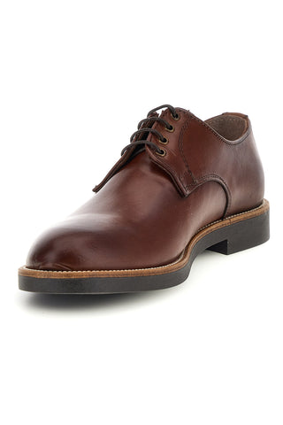Scarpe stringate marroni in vera pelle Pittarello 600