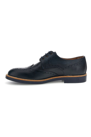 Scarpe stringate blu in pelle Pittarello 8023