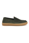 Grüne Leder Slipper Ptr 3255