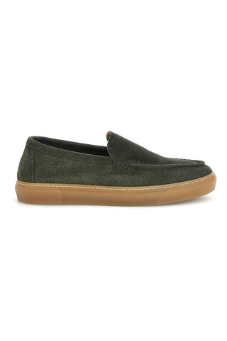 Grüne Leder Slipper Ptr 3255