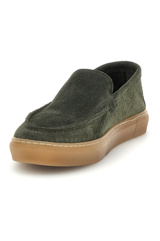 Grüne Leder Slipper Ptr 3255