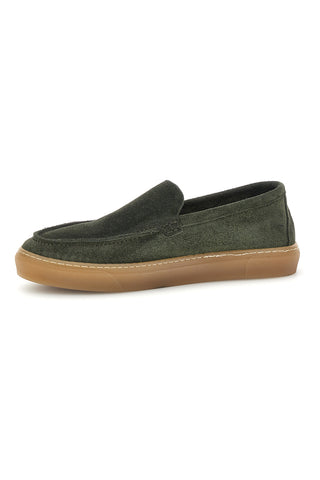 Grüne Leder Slipper Ptr 3255