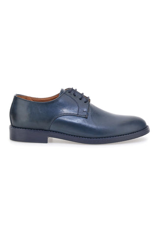 Scarpe eleganti blu stringate in vera pelle Pittarello 600