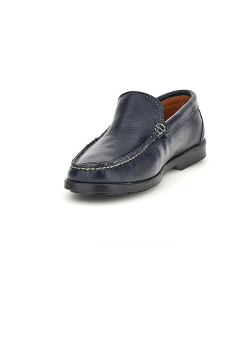 Mocassini blu in vera pelle Jerpoint 101
