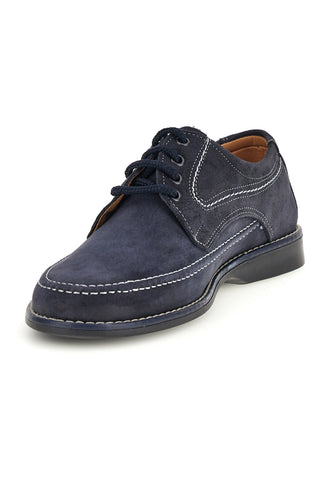 Jerpoint 1 blau Echtleder Schnürschuhe