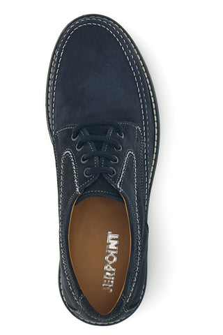 Jerpoint 1 blau Echtleder Schnürschuhe