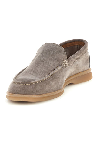 Beige Echtleder Mokassins Ptr 800