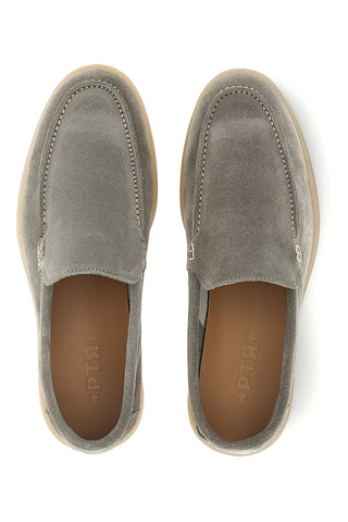 Beige Echtleder Mokassins Ptr 800