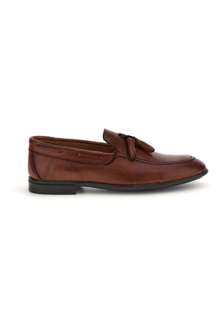 Mocassini marrone in vera pelle Pittarello 071