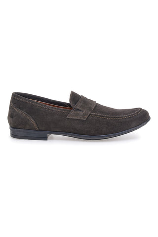Mocassini marroni in suede Made in Italy Pittarello 070