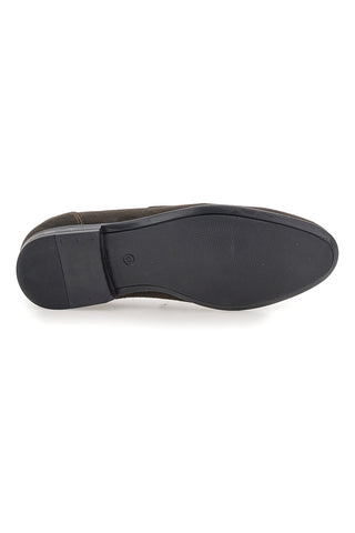 Mocassini marroni in suede Made in Italy Pittarello 070