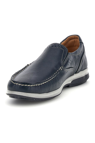 Blaue Loafer aus echtem Leder Jerpoint 640