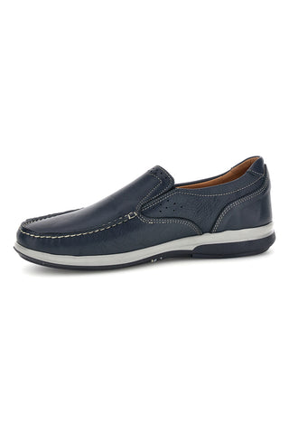 Blaue Loafer aus echtem Leder Jerpoint 640