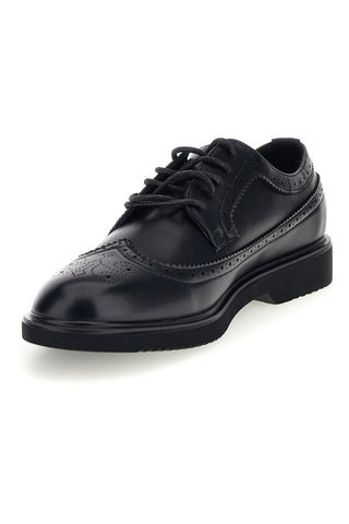 Schwarze elegante Schnürschuhe von Jerpoint 1Y00783