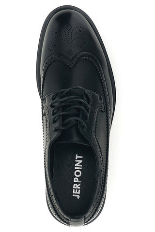 Schwarze elegante Schnürschuhe von Jerpoint 1Y00783