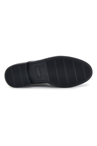 Scarpe stringate nere con punta a cap toe Ferre FU210C215