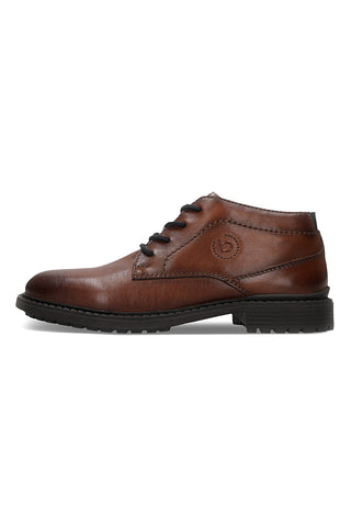Braune Schnürschuhe aus Leder von Bugatti 311AYK3010006300