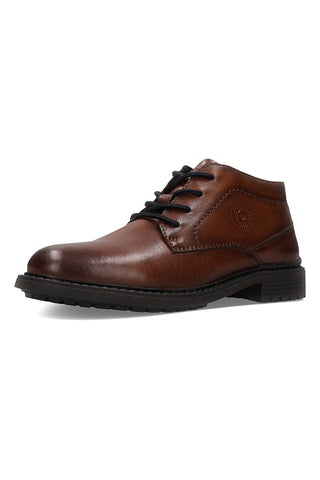 Braune Schnürschuhe aus Leder von Bugatti 311AYK3010006300