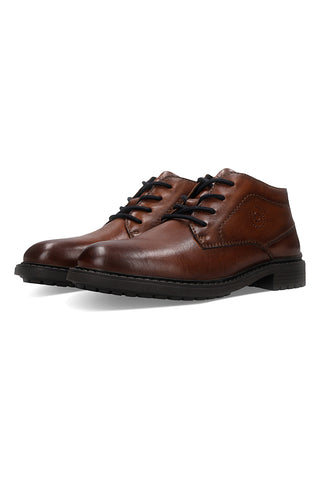 Braune Schnürschuhe aus Leder von Bugatti 311AYK3010006300