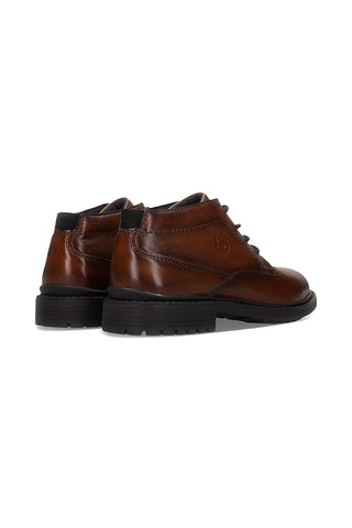 Braune Schnürschuhe aus Leder von Bugatti 311AYK3010006300