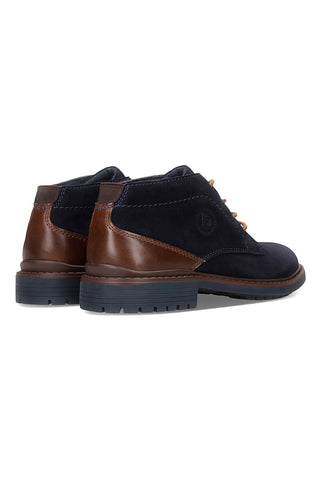 Blaue Schnürschuhe aus Leder von Bugatti 311AYK3014004100