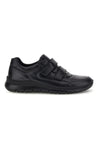 Scarpe nere in pelle con strappi e pianta larga Imac 2026112679011