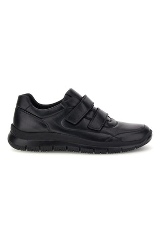 Scarpe nere in pelle con strappi e pianta larga Imac 2026112679011