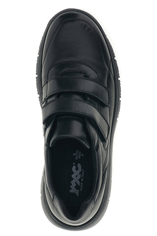 Scarpe nere in pelle con strappi e pianta larga Imac 2026112679011