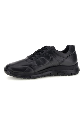 Scarpe nere in pelle con lacci e pianta larga Imac 202591229011