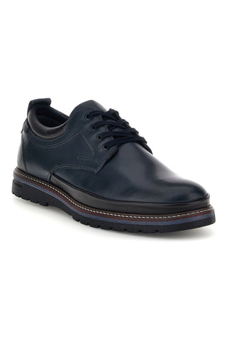 Scarpe stringate blu in vera pelle Pittarello Eco 262480002