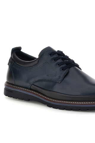 Scarpe stringate blu in vera pelle Pittarello Eco 262480002