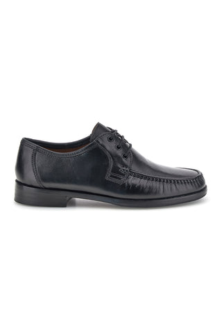Scarpe stringate nere in vera pelle Claremorris 332
