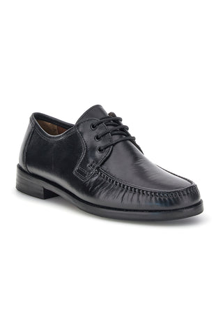 Scarpe stringate nere in vera pelle Claremorris 332