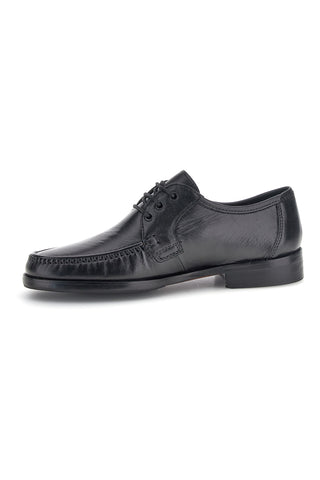 Scarpe stringate nere in vera pelle Claremorris 332