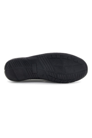Schwarze Leder-Mokassins Claremorris MF271414