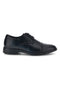 Schwarze elegante Schnürschuhe mit abgerundeter Spitze Longford 1365
