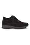 Dunkelbraune Sneaker aus echtem Leder, Made in Italy, Pittarello 2920