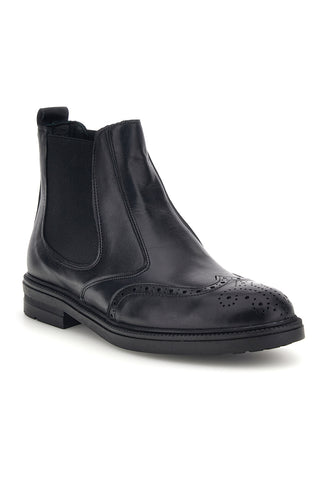 Stivaletti Chelsea neri in vera pelle Made in Italy Pittarello 10