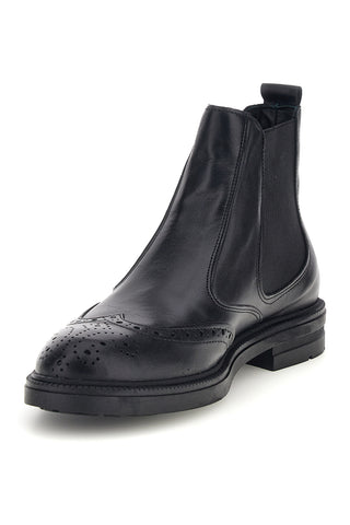 Stivaletti Chelsea neri in vera pelle Made in Italy Pittarello 10