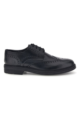 Schwarze Schnürschuhe aus echtem Leder von Pittarello, Modell Focus 224