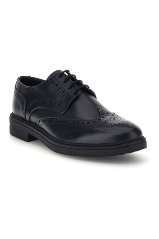 Schwarze Schnürschuhe aus echtem Leder von Pittarello, Modell Focus 224