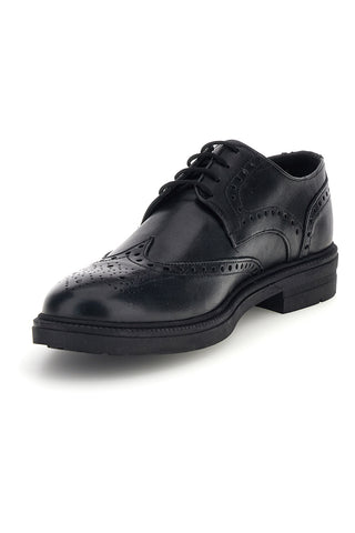 Schwarze Schnürschuhe aus echtem Leder von Pittarello, Modell Focus 224