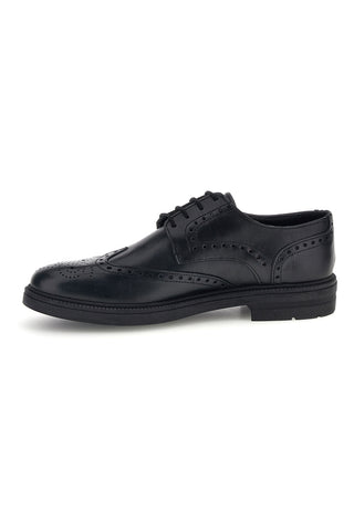 Schwarze Schnürschuhe aus echtem Leder von Pittarello, Modell Focus 224