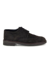 Dunkelbraune Schnürschuhe aus echtem Leder von Pittarello, Modell Focus 224