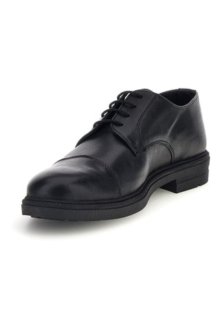 Scarpe stringate nere in vera pelle Pittarello focus 222