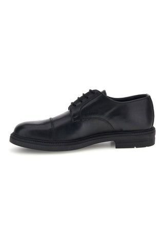 Scarpe stringate nere in vera pelle Pittarello focus 222