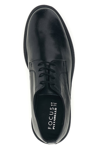 Scarpe stringate nere in vera pelle Pittarello focus 220